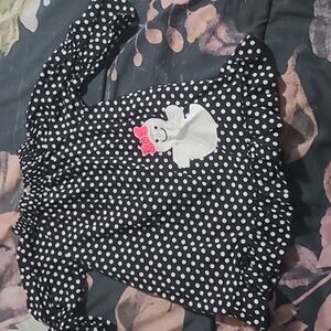 Polka Dot Kids Shirt with Cute Character